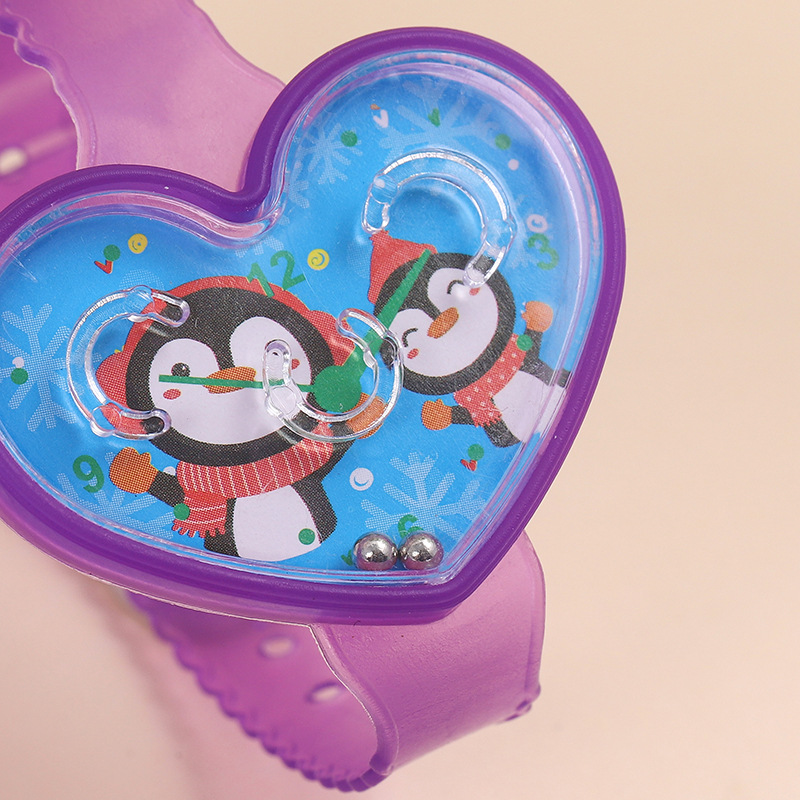Children's cartoon cute heart butterfly maze watch maze toy cross-border accessories wholesale