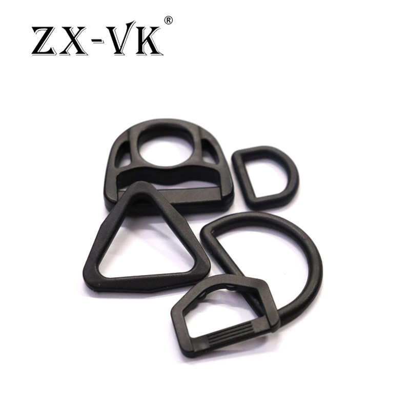 Manufacturer Plastic Luggage D-ring Tactical Backpack Plastic D-shaped Buckle Linear D Buckle Triangle Buckle Flat D Buckle