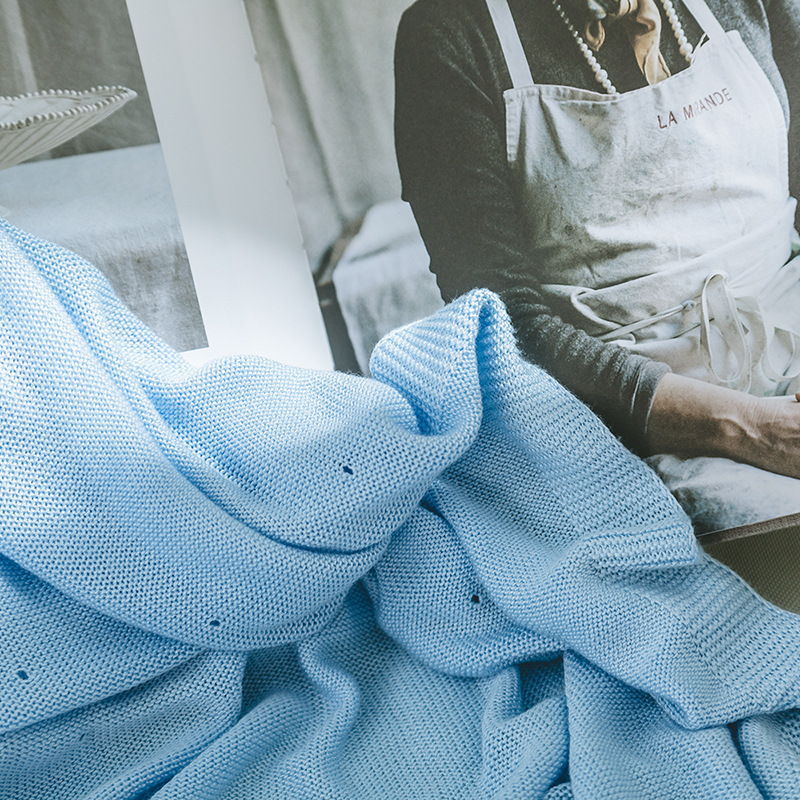 Ruijing Textile Bamboo Fiber Knitted Baby Ice Silk Cold Blanket Children's Cold Ice Silk Nap Cover Blanket Cool