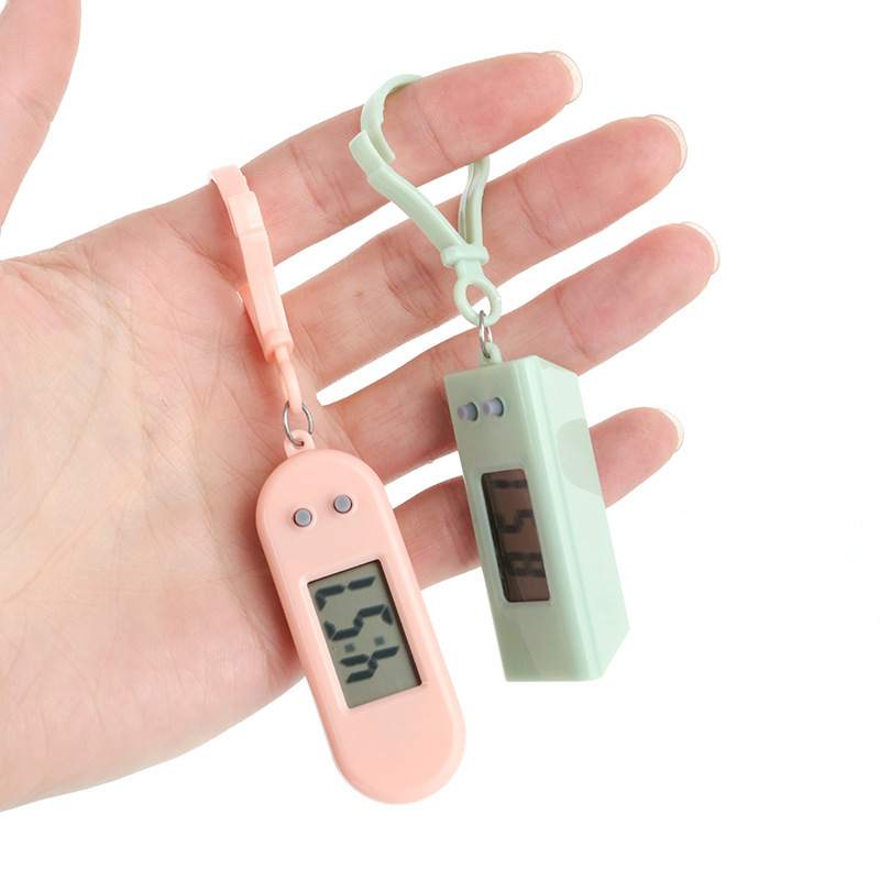 Портативные электронные часы для студентов, маленькие висячие часы, отображение времени и даты