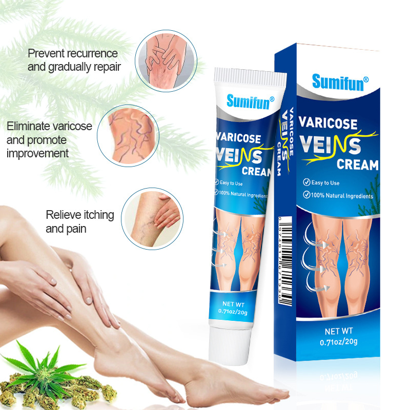 Sumifun Cross-Border Export Vein Cream Blue Vein Lishu Ointment Earthworm Leg Vein Cream 20Gk10025