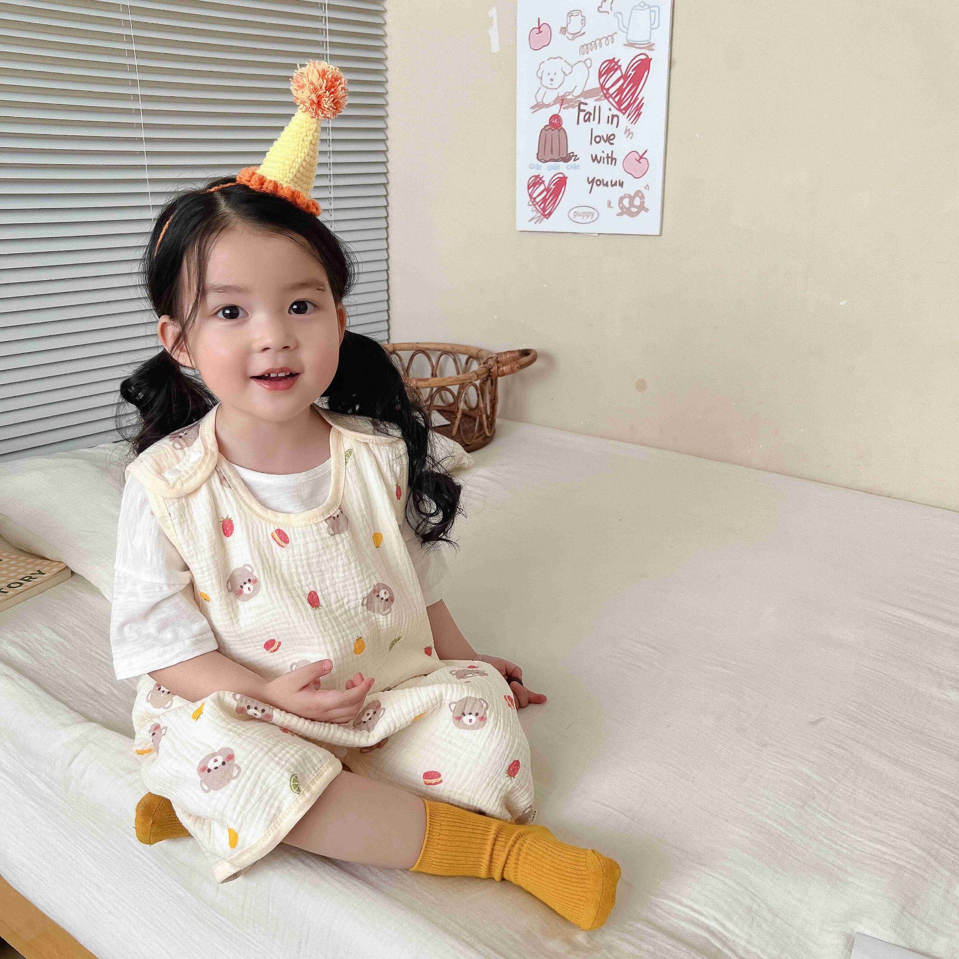 24 front 4 back 2 gauze sleeveless sleeping bag jumpsuit nightgown climbing clothing kick-proof four seasons breathable summer