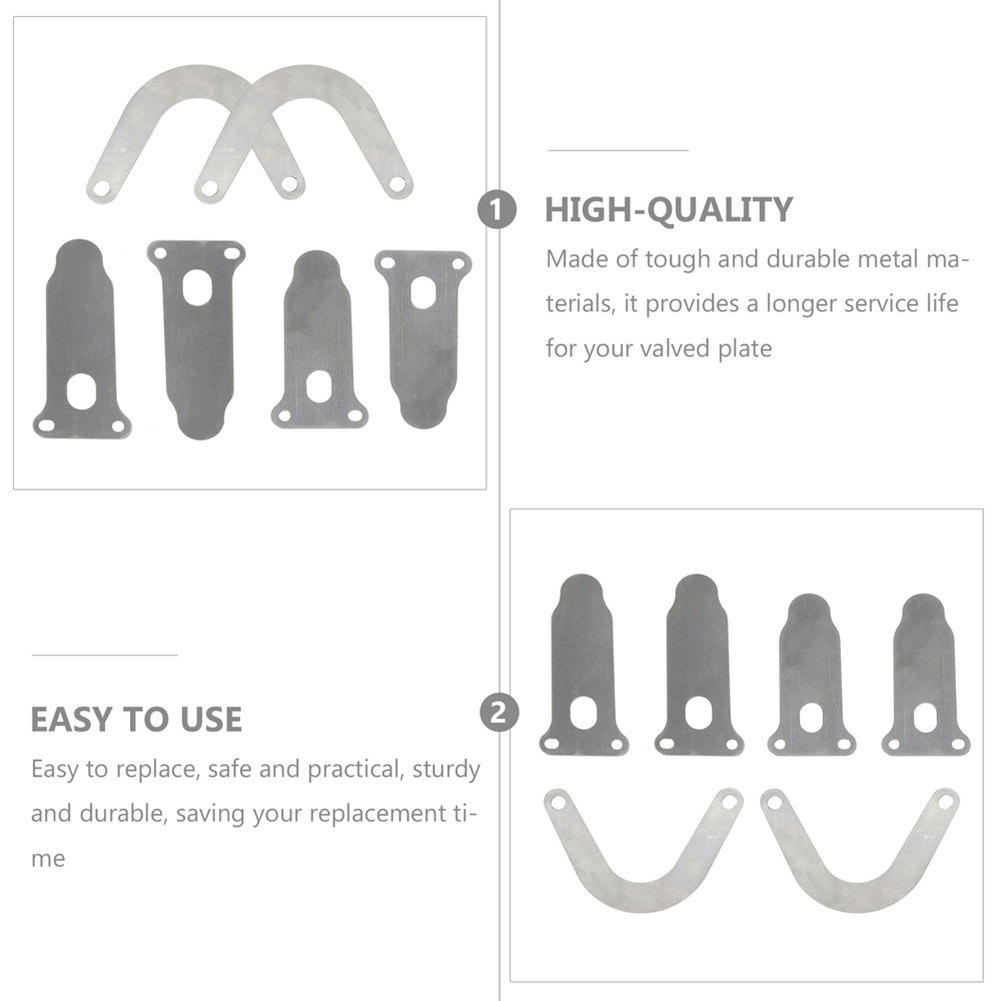 6-piece silent oil-free air compressor air pump head valve plate belt piston machine iron plate air compressor iron plate set