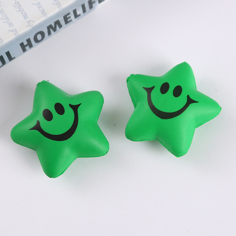 Amazon's Best Selling 5cm Solid Pu Ball 5-Cornered Planet Foam Sponge Kidsren's Decompression and Venting Toy