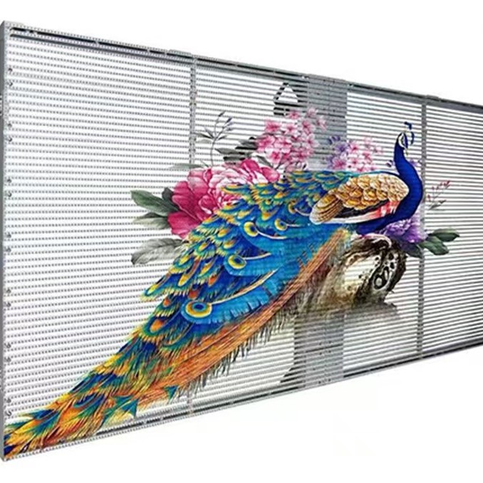 Clear Glass Screen Led Screen Display Transparent Window Screen Led Monitor for Jewelry Store Shopping Mall Window