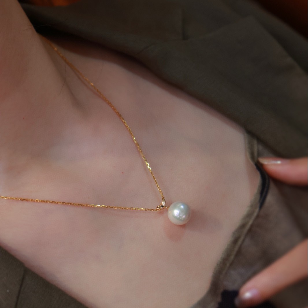 Platinum Pt900 Accessories Light Version Bean Sprout Pendant Super Q Super Exquisite Thick Gold Texture Does Not Include Beads or Chain