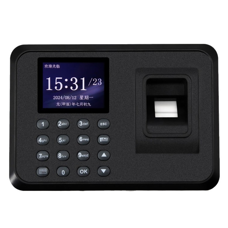 Cross-border hot T710 punch card machine Chinese and English commuting company employees smart fingerprint check-in report attendance machine