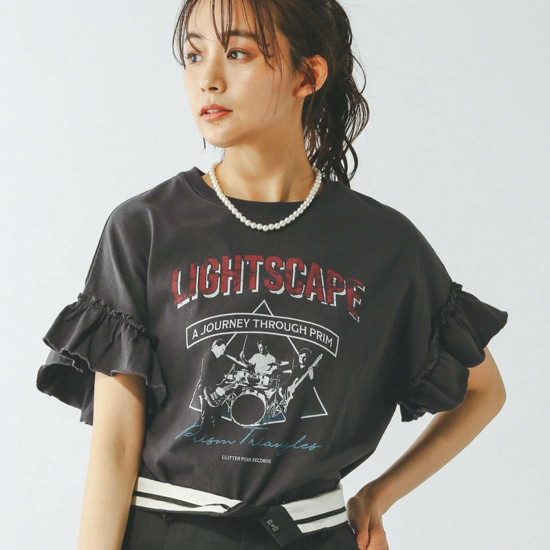 Multiplication New Summer Bell Sleeve Cotton Top Breathable Casual Loose Women's T-Shirt