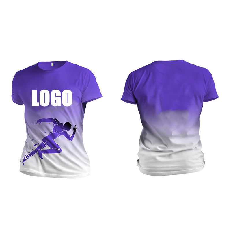 Dye Sublimation Round Neck Short-Sleeved Full-Body Advertising Cultural Shirt Class Uniform Heat Transfer Modal T-Shirt Custom-Printed Picture