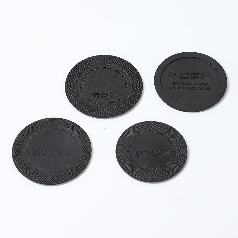 New thermos cup gasket accessories label coaster black dot anti-skid pad large manufacturers wholesale
