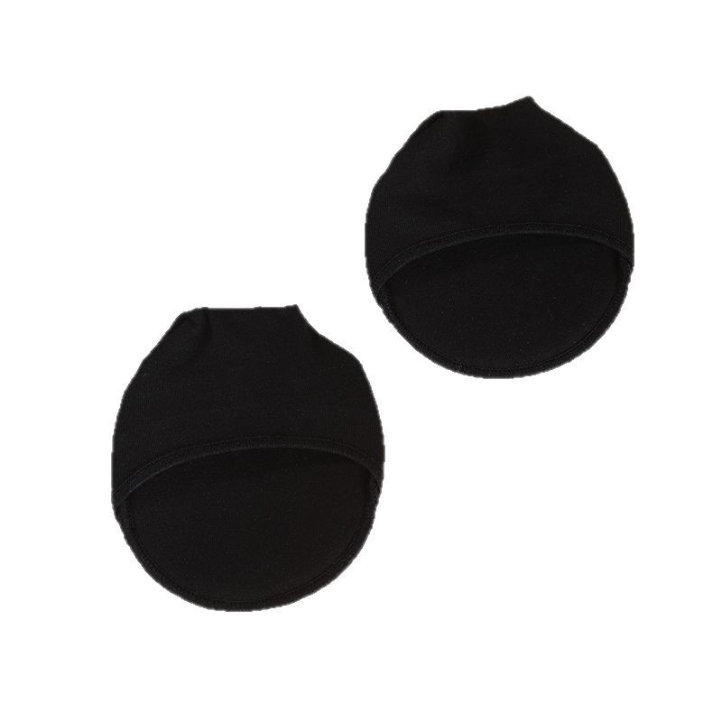 Non-slip half pure cotton socks ultra-thin invisible front palm pad elastic thickened high heel insole half palm socks wholesale