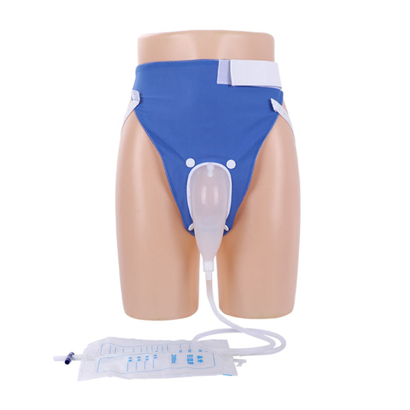 Silicone Urinal Urine Collection Bag for Bedridden Elderly Incontinence Leak-Proof Male and Female Urinary Catheter for Paralyzed Patients Urine Collector