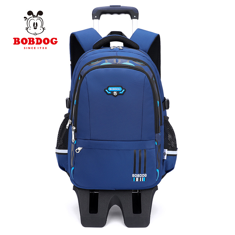 Детская сумка-коляска Babu Bean для мальчиков 8-12 лет, начальная школа, 2-3-6 класс, снижение нагрузки, водоотталкивающая, для подъема по лестнице