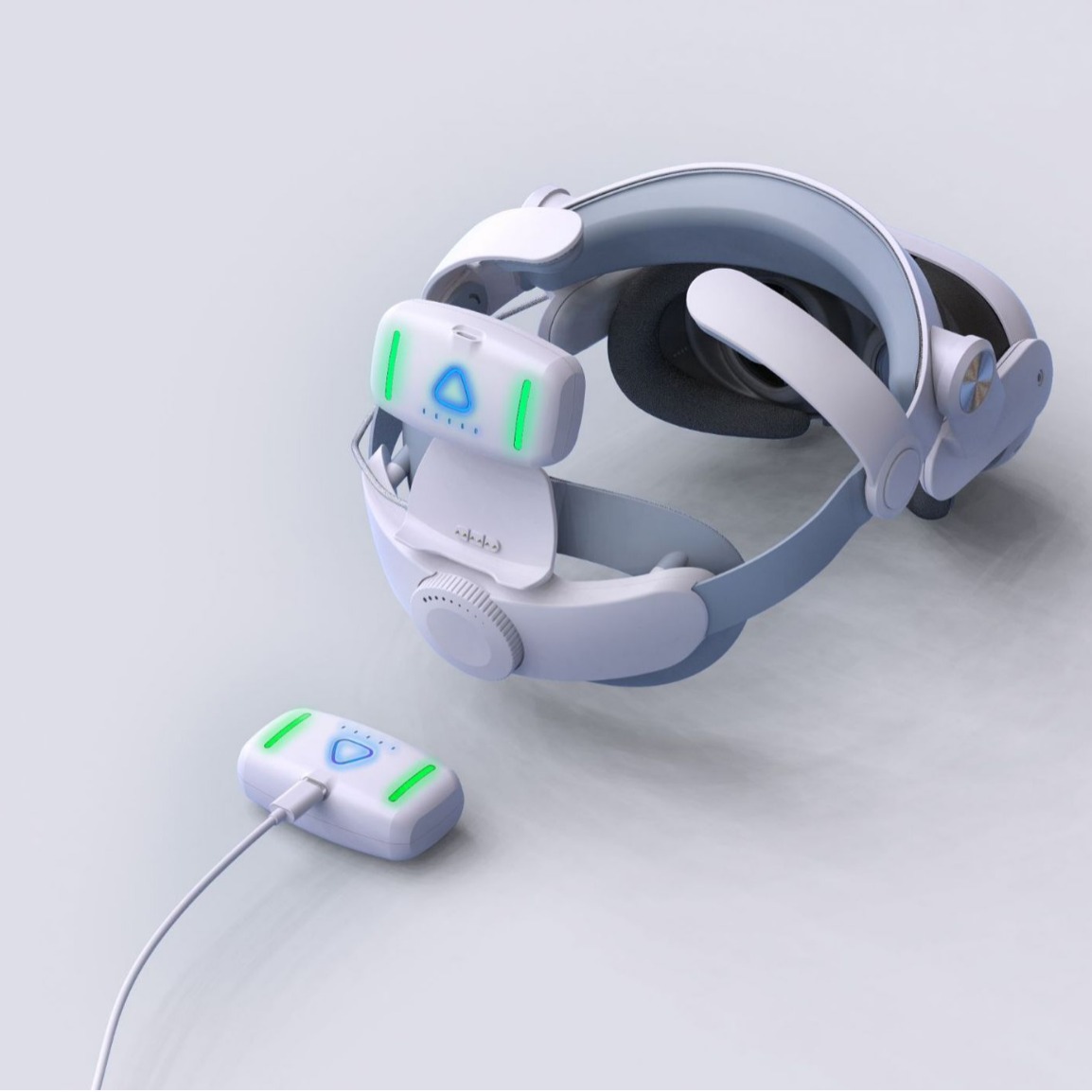 Meta Quest 3/3S Head-Mounted 10000 Mah Portable Three-Color Cool T302Power Dual Power Supply