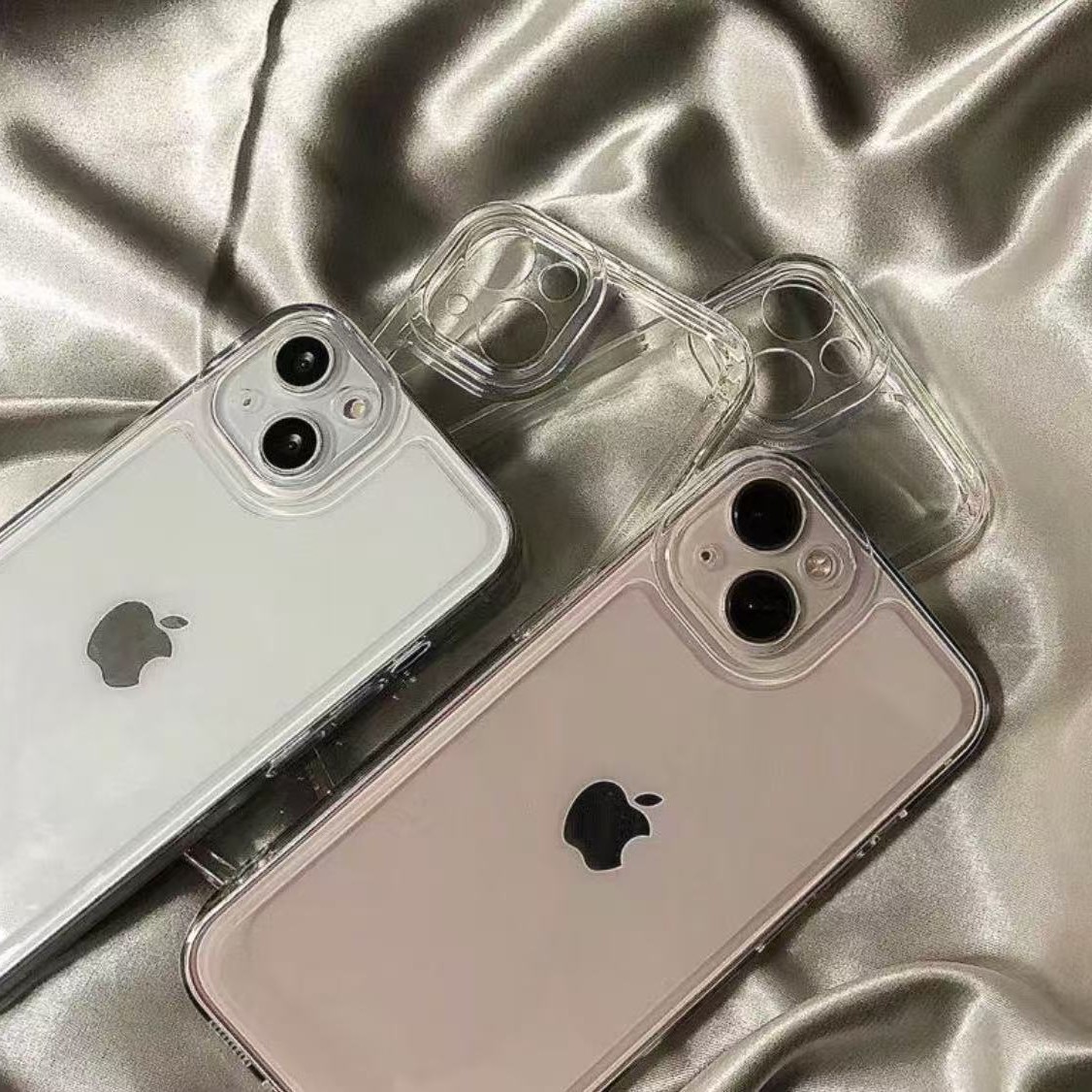 Simple and Thickened Phone Case Suitable for iPhone 17 Pro Max, New Model for iPhone 14, Anti-Drop for iPhone 15 Pro, 16/13 Mini