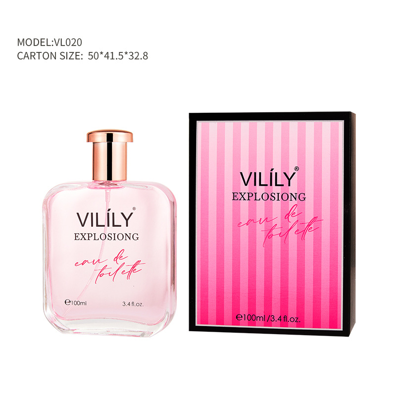 Cross-border VILILY French big-name flat for fragrance girl perfume ladies lasting fresh sweetheart niche light fragrance