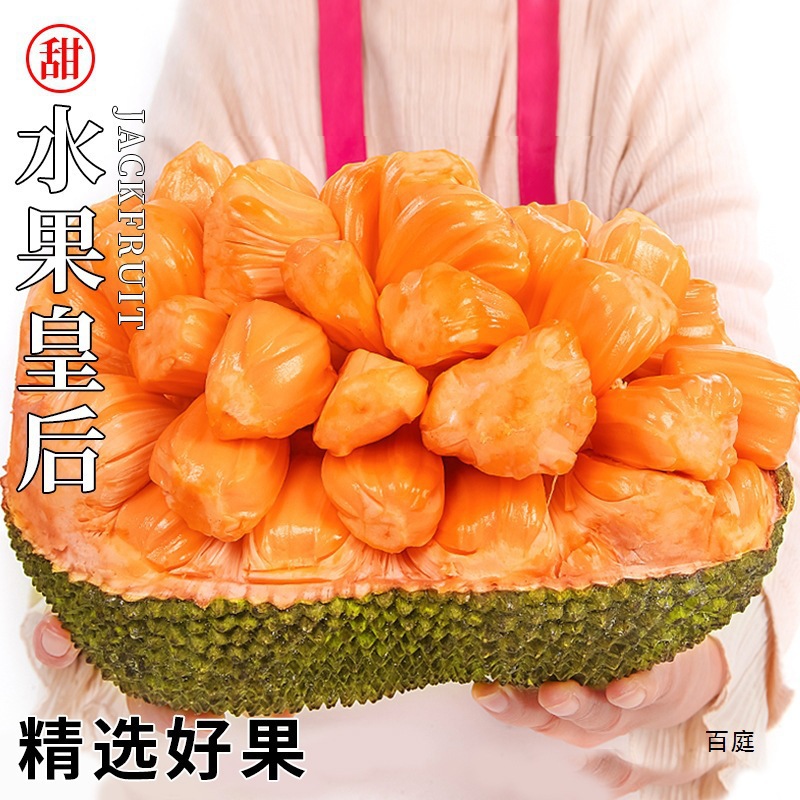 Vietnamese Red-Fleshed Jackfruit, Fresh Imported Fruit, Whole Tree Ripe, Crispy and Sweet Red-Heart Jackfruit, Direct Sales and Wholesale