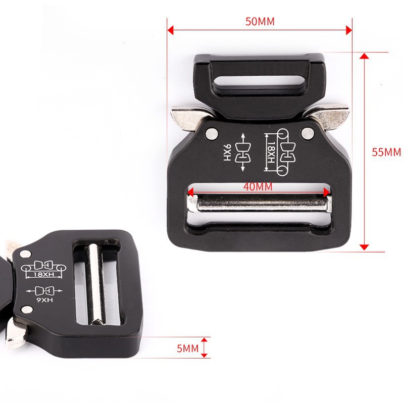 Customizable 39mm Elapid Cobra Zinc Alloy Buckle Functional Style Men's Casual Belt Buckle Accessories