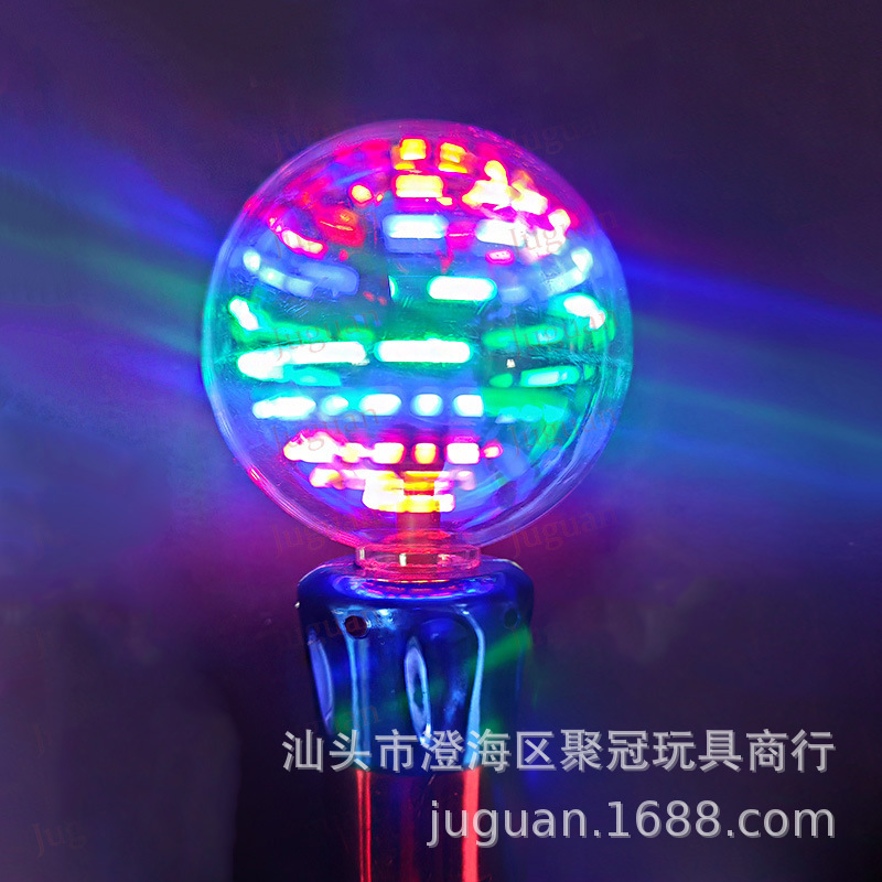 Glow Stick Flash Stick Night Market Wholesale Kidsren's Luminous Toy Ball Led Rotating Cheering Support Stick