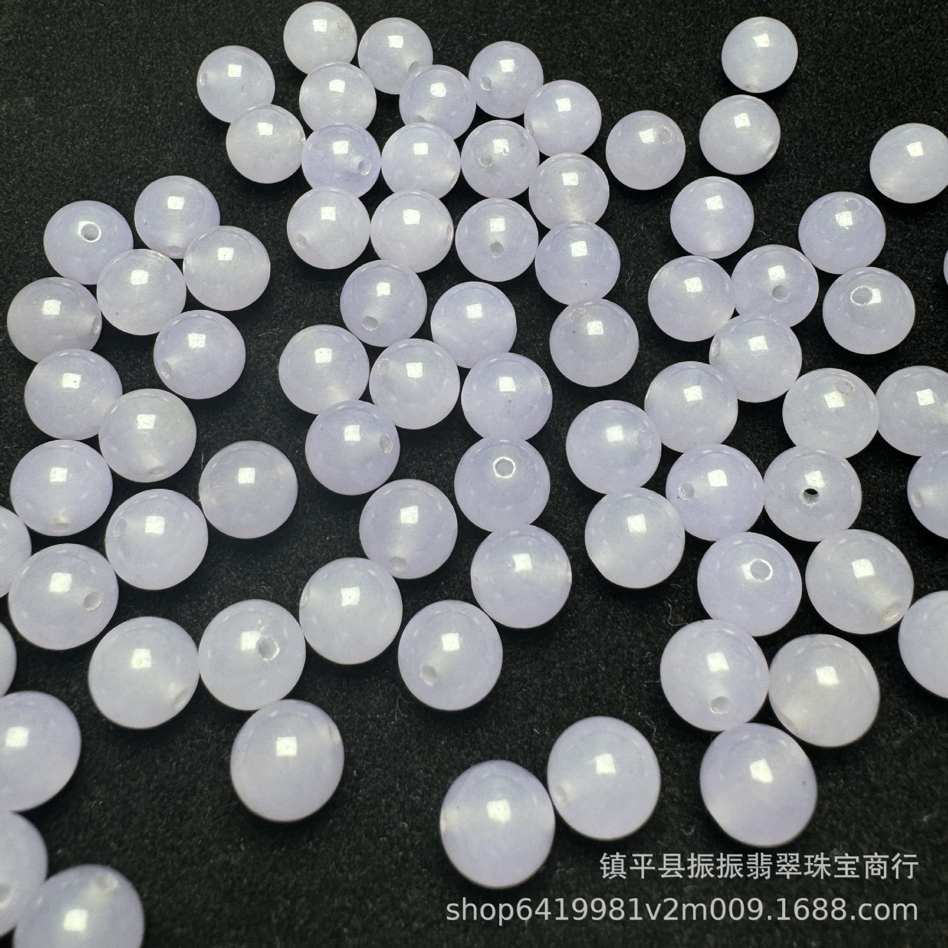 High ice taro purple 6mm round beads loose beads wholesale diy bracelet necklace jade jewelry jade accessories wholesale