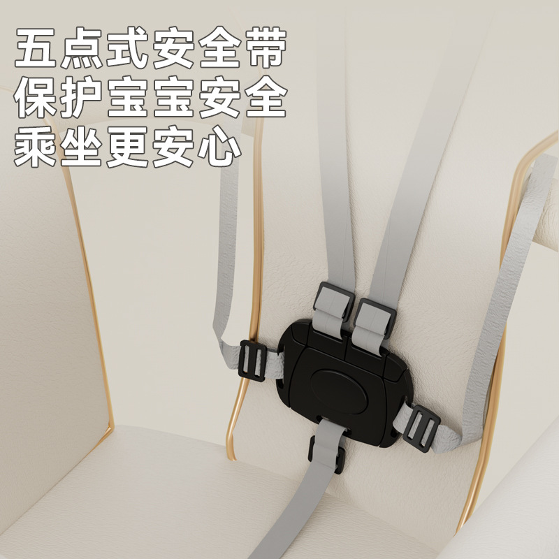 Children's Baby Walking Lightweight Foldable One-Button Collection Baby Installation-Free Baby Walking Baby Simple Small Baby Trolley