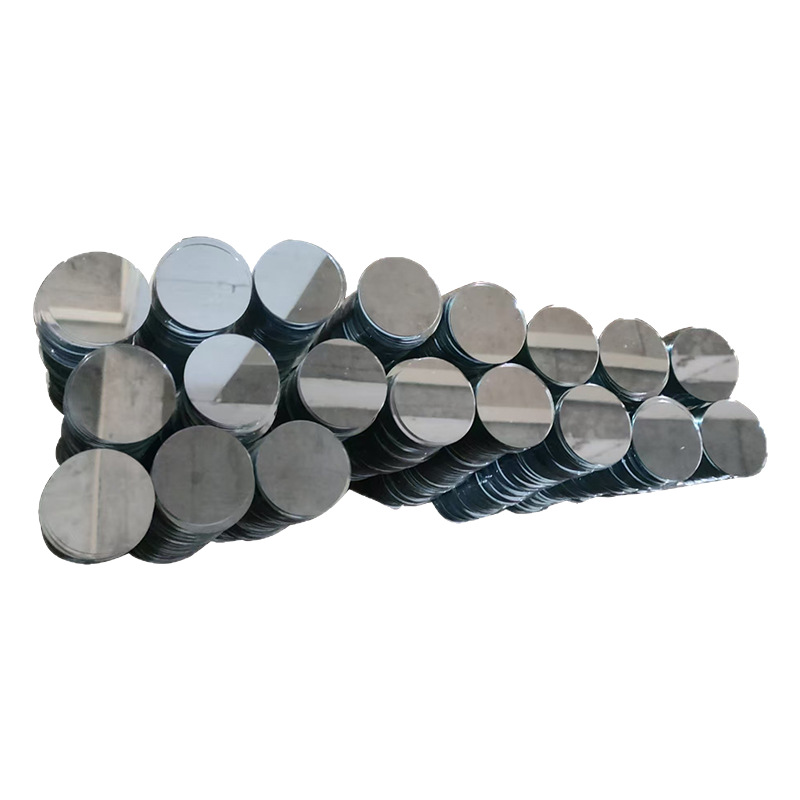 Geometric Round Mirror Phone Case Mirror High-Definition Lens Power Bank Lens Makeup Lens with Handle Mirror