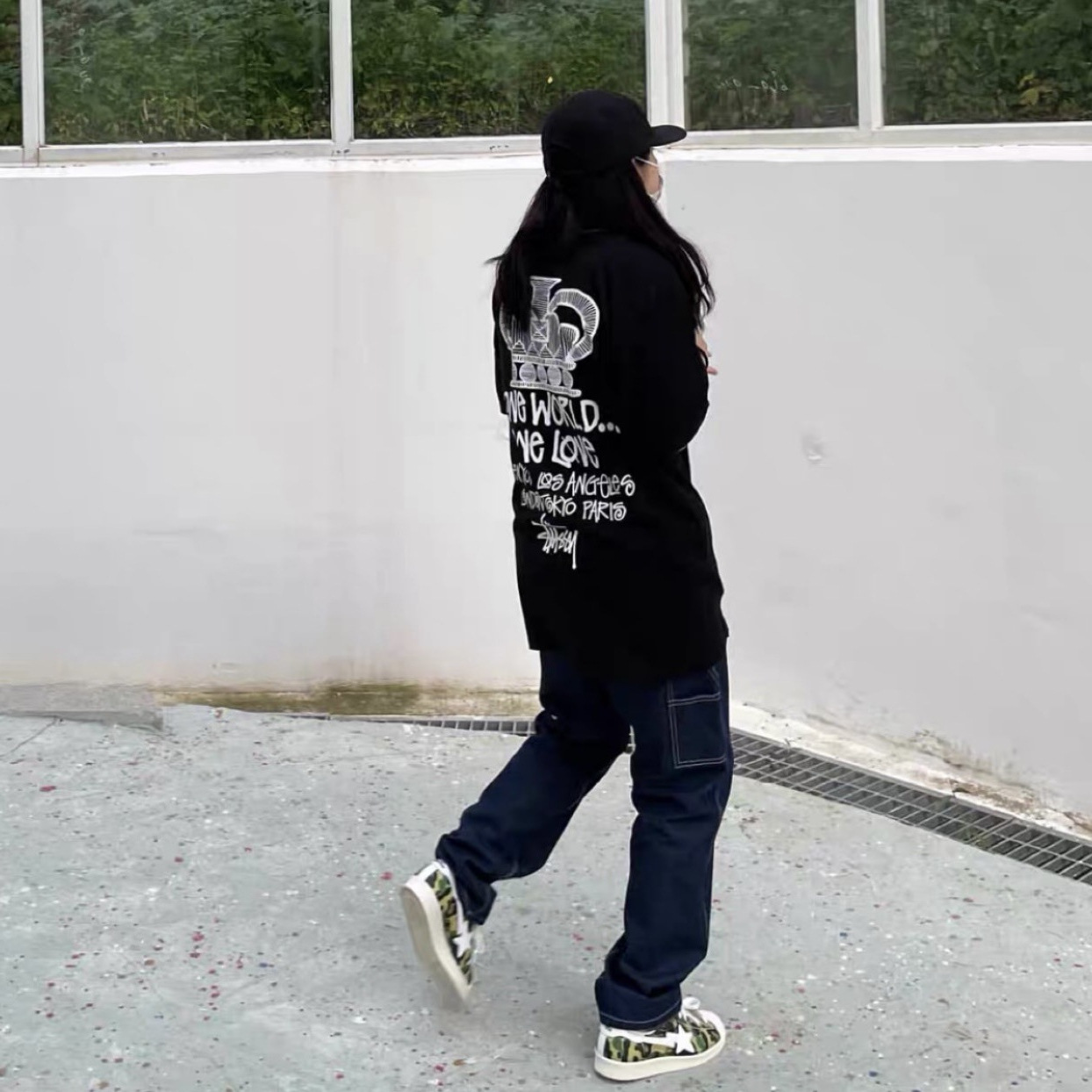 24 New Classic Short-Sleeved Stu Skull Pattern Spider Tai Chi Cruiser Tus T-Shirt Top Trendy