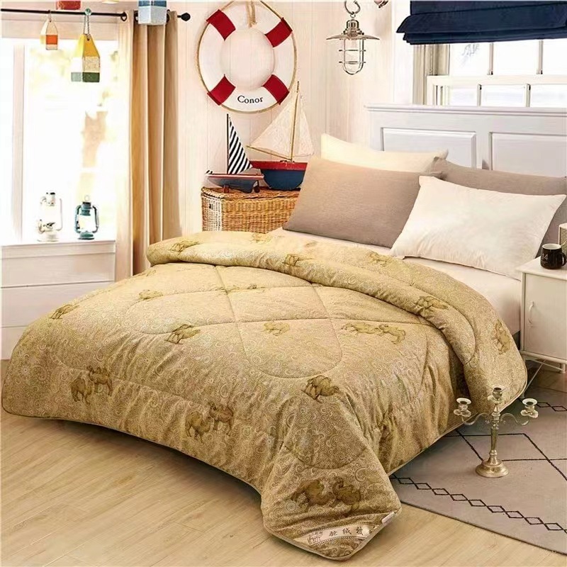 2024 Sales Gift Quilt Gift Box Quilt Thickeneded Camel Hair Spring and Autumn Quilt Summer Cool Quilt Special Price Wholesale Group Purchase to Heattech