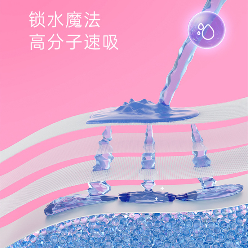 Seven Dimensions Ultra-Thin Cute Pajama Pants M-L Size Panty Sanitary Napkin Qkc8901 1 Piece/Pack