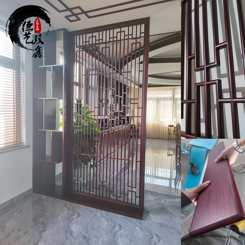 Новый китайский стиль, шкаф из массива дерева, полка для коридора, антикварный простой, декоративный шкаф, буфет