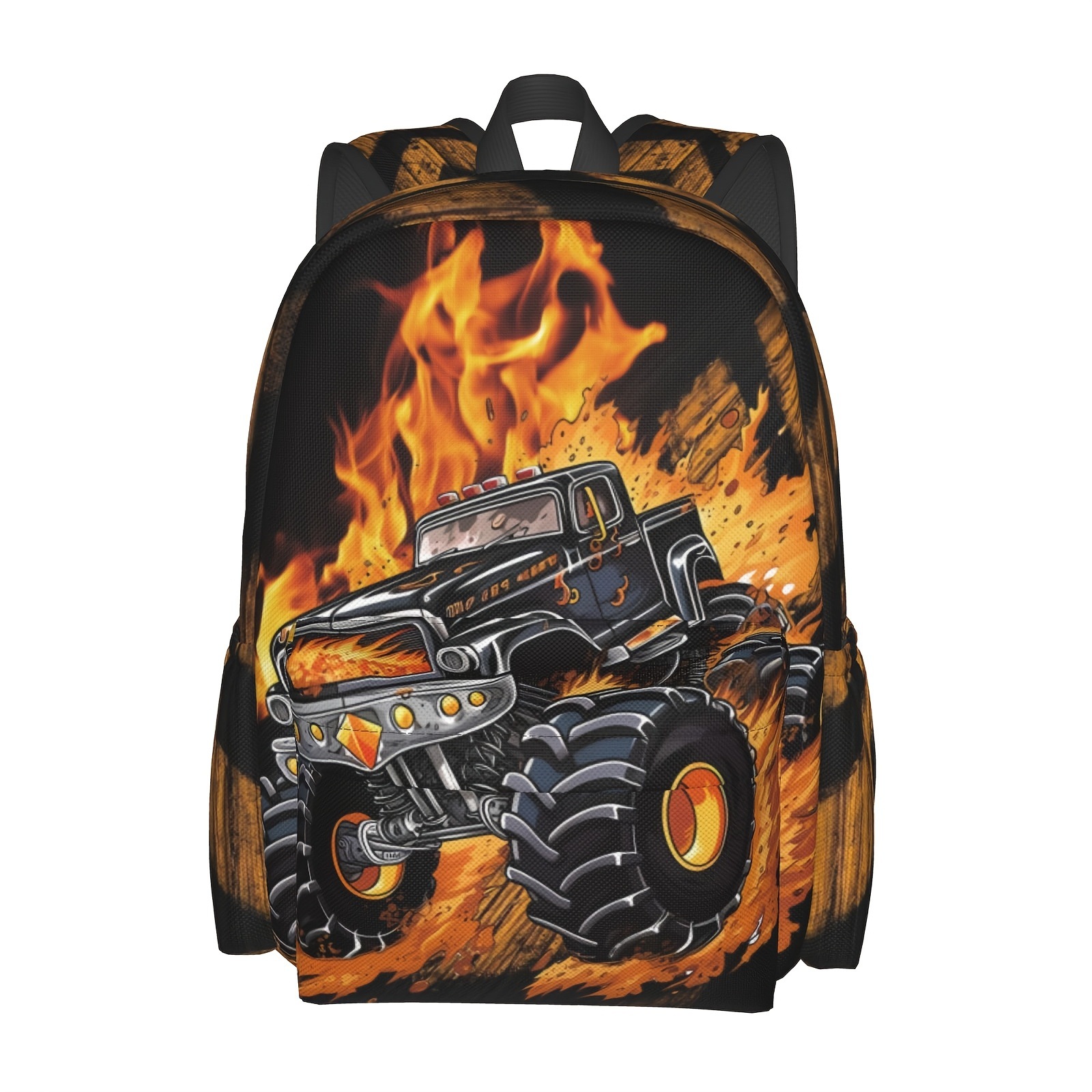 2025 New Cross-Border Dropshipping 1 Piece Street Style Monster Truck Backpack 17inch High Backpack