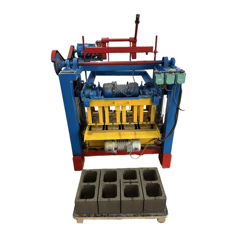 Fixed 4-35A Burn-Free Cement Building Forming Machine Small Brick Making Equipment Cement Brick Making Machine Hundreds of Brick Types