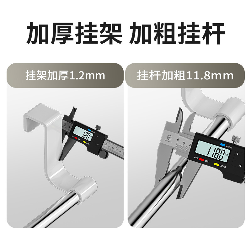 Kitchen Cabinet Door Rag Rack, Bathroom Door Towel Rack, No Need to Install, Convenient Storage Rack, Single Pole Towel Bar