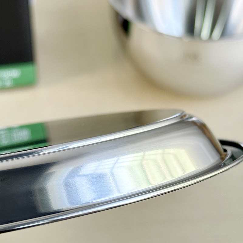 Yunyu Stainless Steel Mixing Bowl Thickeneded 1810 Egg Salad Bowl Kitchen Baking Scale Plate Cooking Bowl with Lid