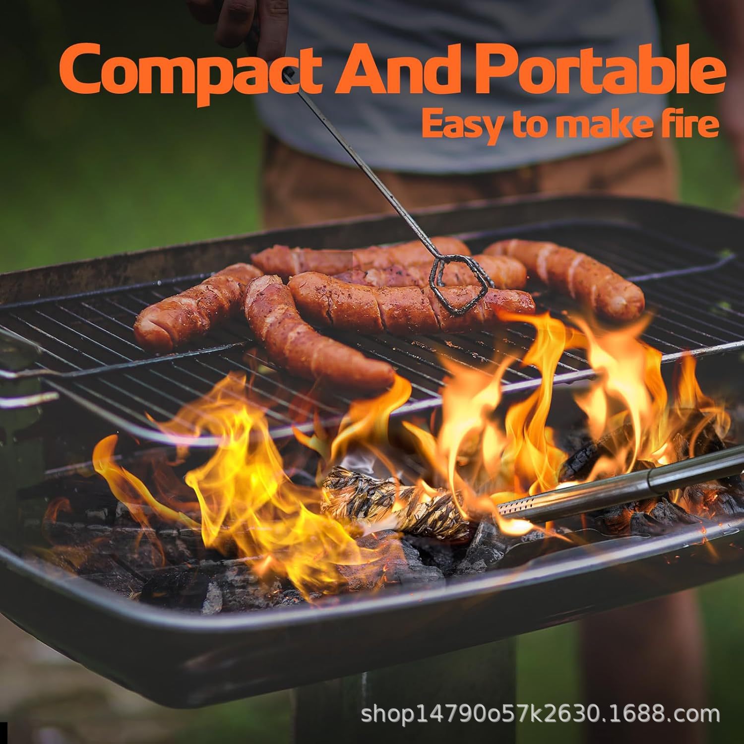 Cross-Border Source Factory Pine Silk Wax Wood Stick Fire Starter Roll Outdoor Camping Barbecue Fireplace Combustion Aid Fire Starter Quick Ignition Prevention