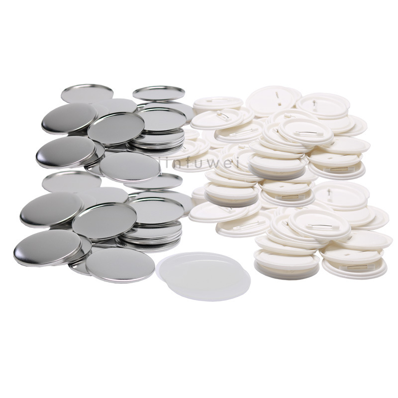 58mm Badge Supplies Advertising Gift Making Supplies School Badge Badge Badge Tinplate Spring Needle Badge Material