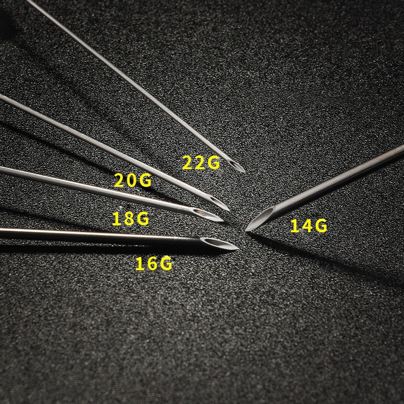 Catheter Puncture Needle Piercing Jewelry Piercing Needle Piercing Tool 14G/16G/18G/20G Cross-Border Wholesale Beauty Products