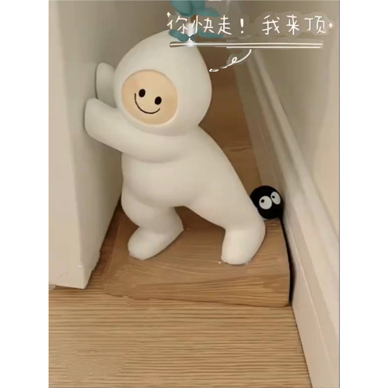 Антиударный дверной стопор Mr. Bu, креативный мультяшный дверной стопор для книг