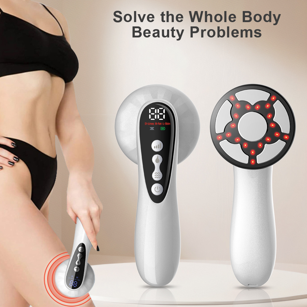 2025 cross-border EMS micro-current fat burst beauty instrument handheld body massager slimming instrument imported fat burst instrument