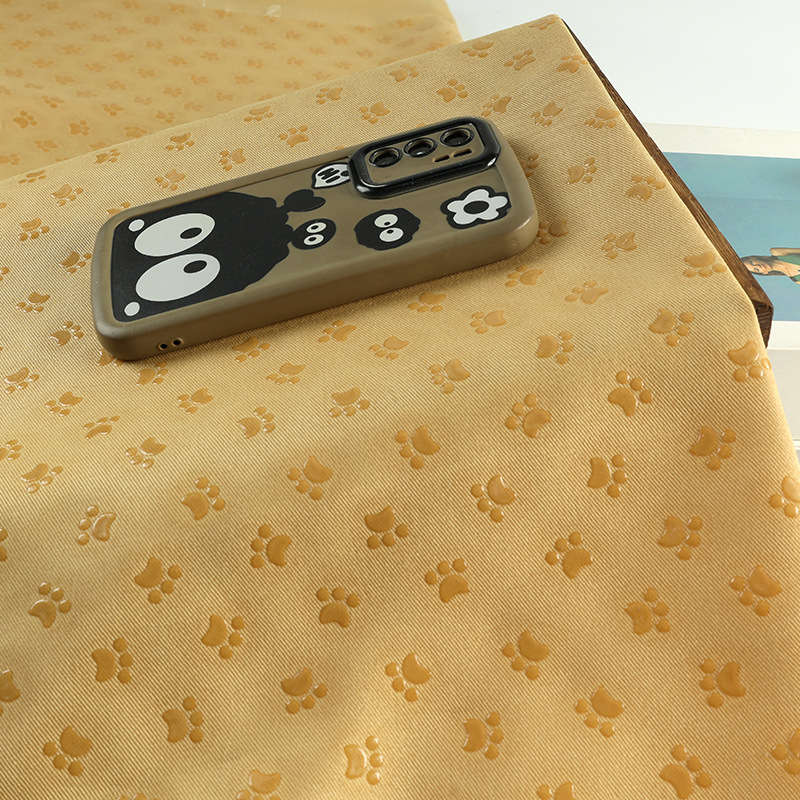 Spot 200g Uniform Paw Print Anti-Slip Cloth Twill Anti-Slip Cloth Drop Plastic Cloth Baby Soles Cat Kennel Kennel
