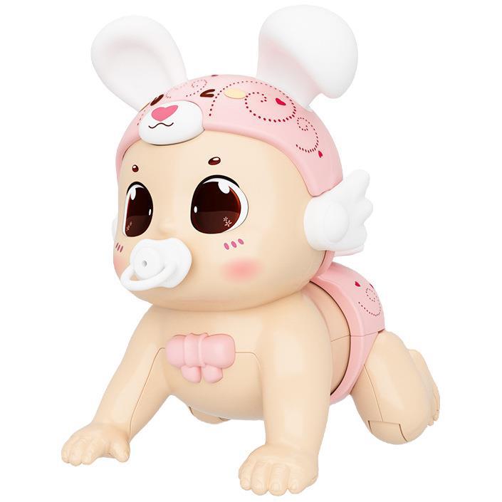 Shake the sound net red infant electric climbing baby early education a generation of toys singing 0-1-2-3 years old baby learn to climb