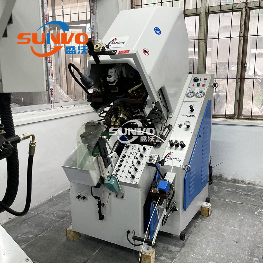 Отремонтированная высококачественная машина для верхней части обуви Quanfeng CF-737Ma из Тайваня