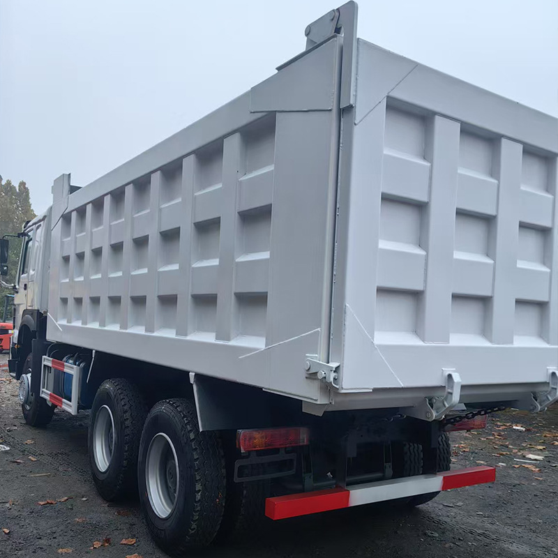 Cross-Border Heavy Truck Howo Eight-Wheel Dump Truck Guosan 371 Horsepower Muck Transport Dump Dump Engineering Truck