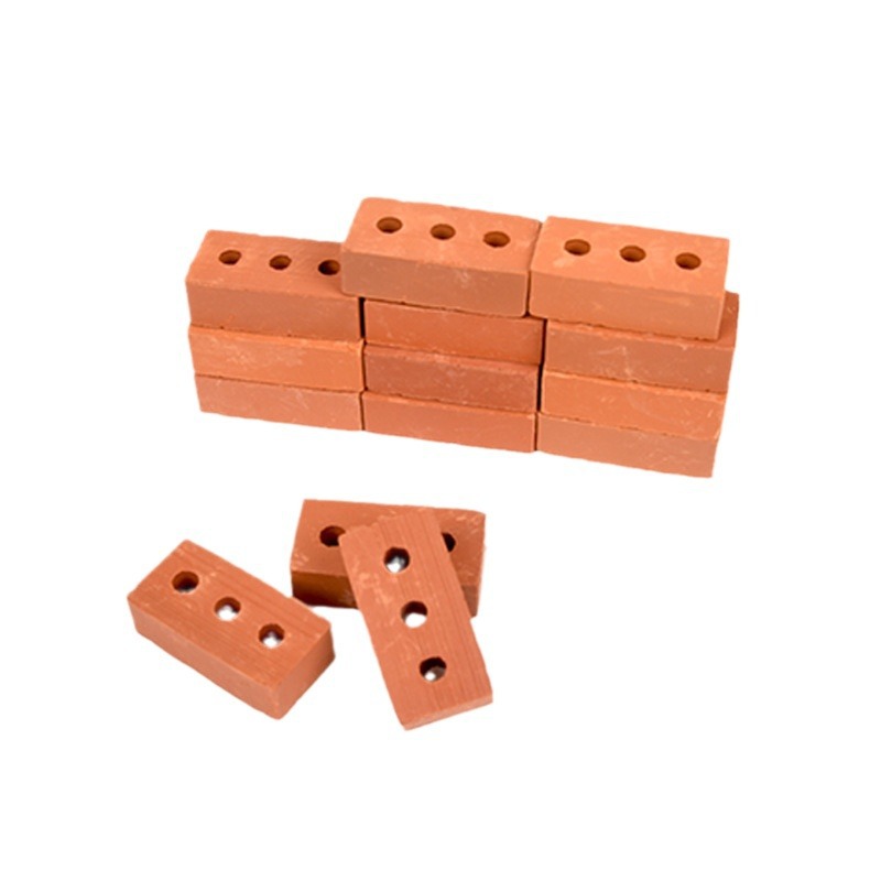 Micro Mud Craftsman Mini Brick Mason Real Brick Solid Tile Little Architect Handmade DIY House Green Brick