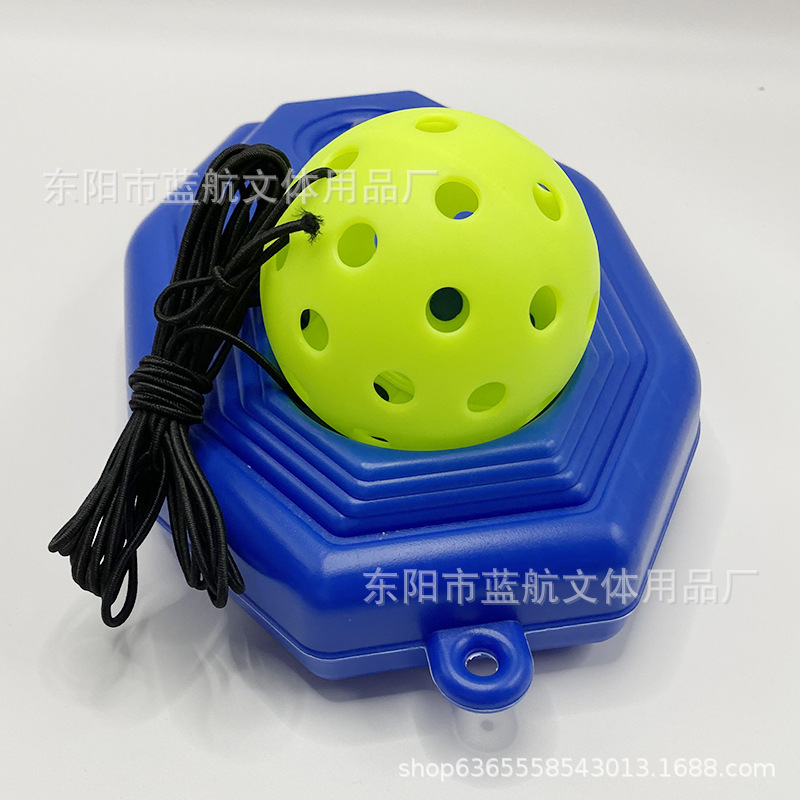 2023 cross-border hot sale pick ball trainer single pick ball training ball 40-hole high elasticity rebound trainer