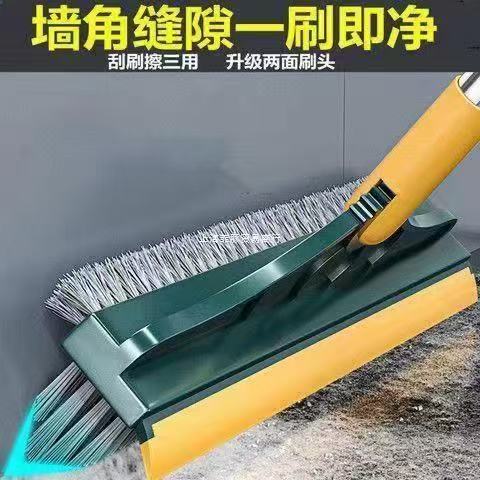 Toilet Brush Floor Brush Four-in-One Floor Brush Pointed Floor Brush Bathroom Toilet Household Long Handle Brush