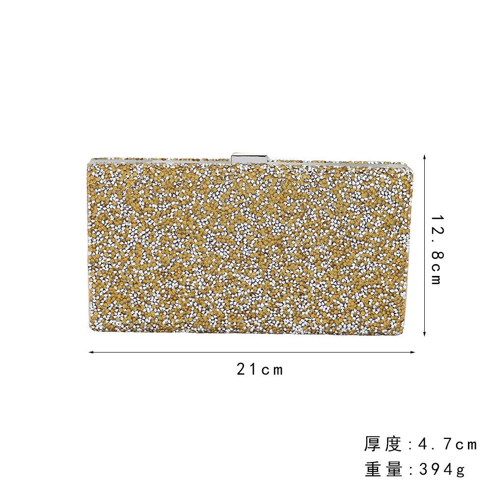 Cross-border bag women's diamond-encrusted matte dinner bag fashion socialite banquet handbag high-end ladies bag wholesale