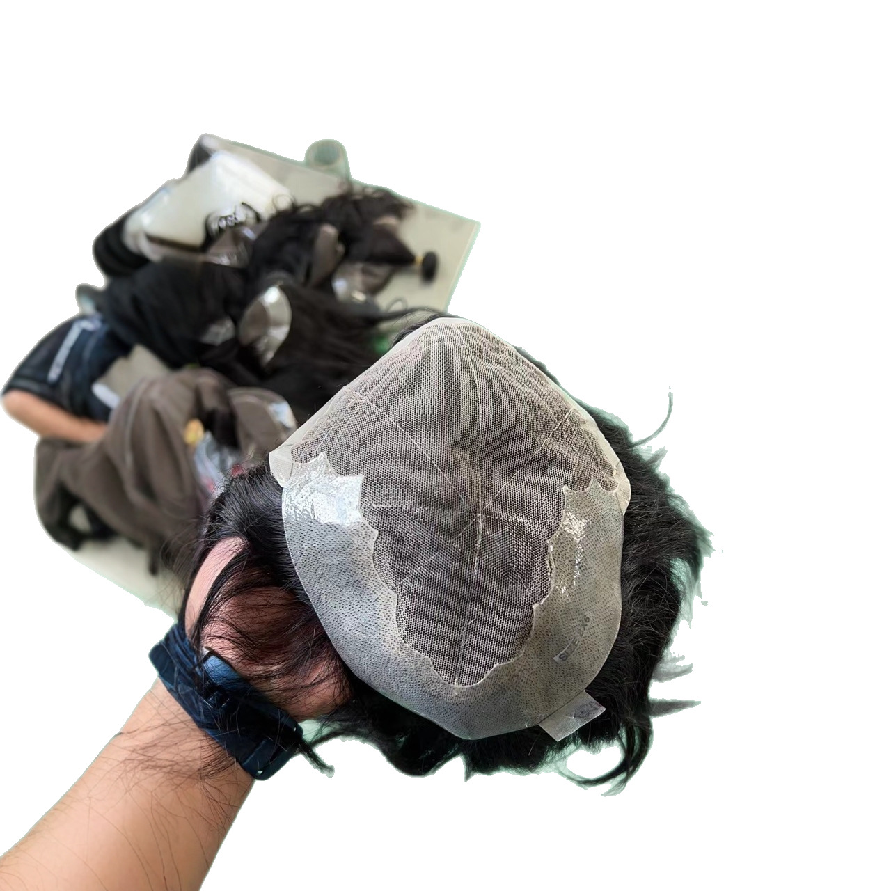 Q6 men's hair block all sizes average price 1b color