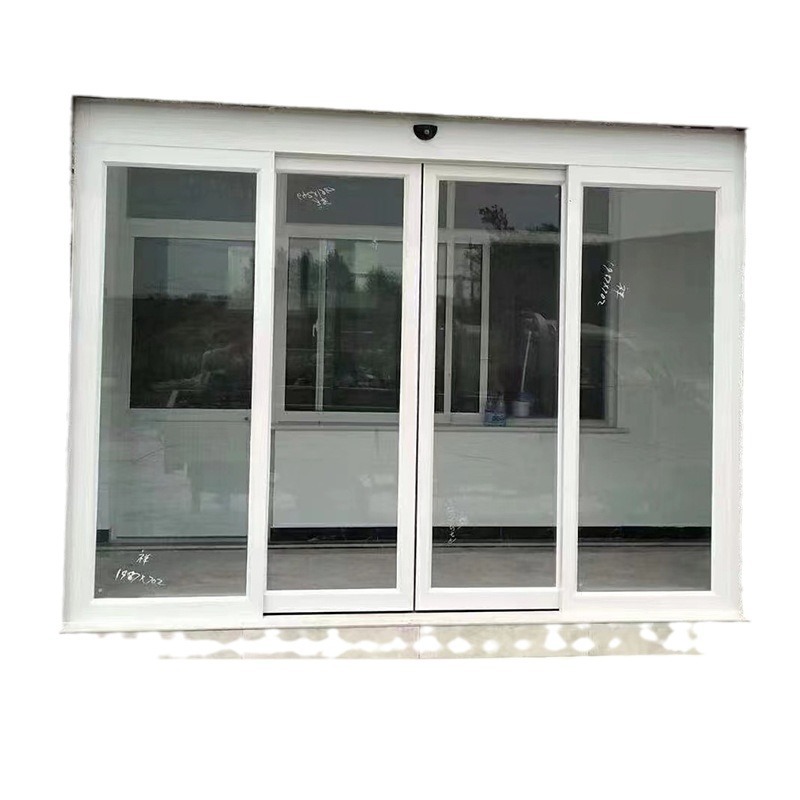 Shops Electric Intelligent Automatic Induction Glass Door Manufacturers Office Office Building Induction Tempered Glass Swing Door