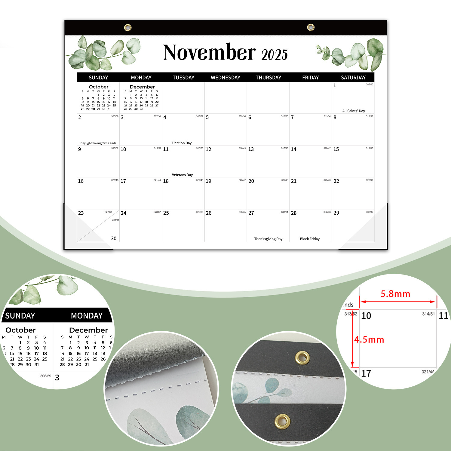 Customized Amazon 2026 English Calendar Creative Desktop Calendar 365-Day Schedule Planner Personalized Calendar
